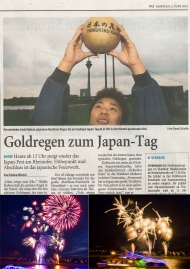 グリム童話200周年の花火（Japantag2012　Düsseldorf/NRW）